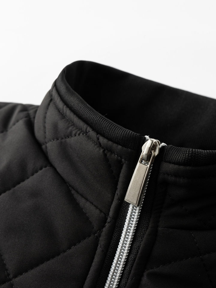 Alistair | Quilted Bomber Jacket – Cozy Elegant Style for Men