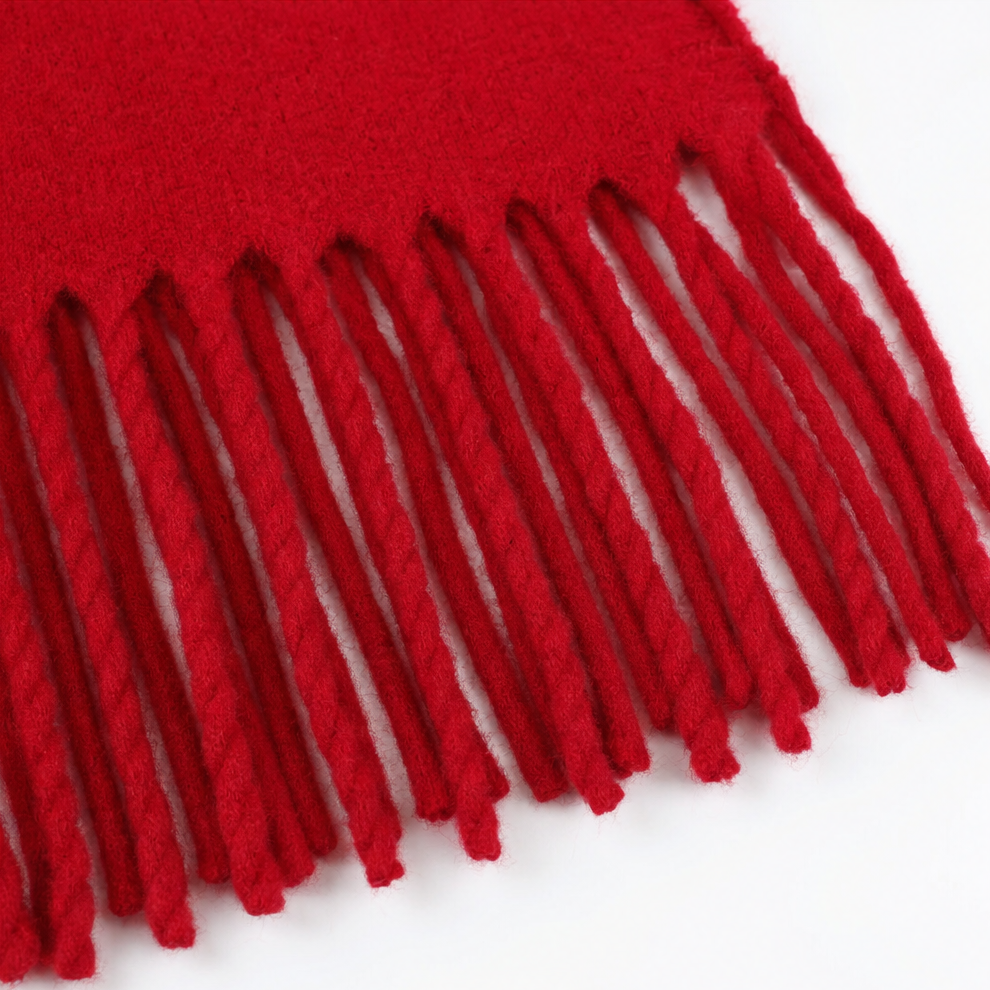 Mantelle | Draped Shawl Collar Open-Front Wool Coat