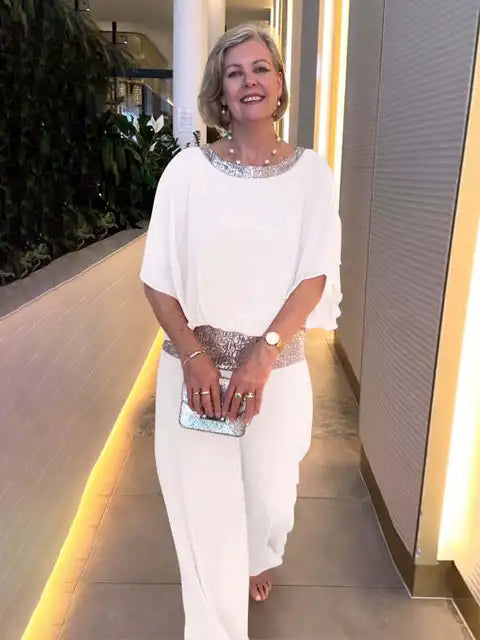 Lena | Elegante completo fluido a due pezzi