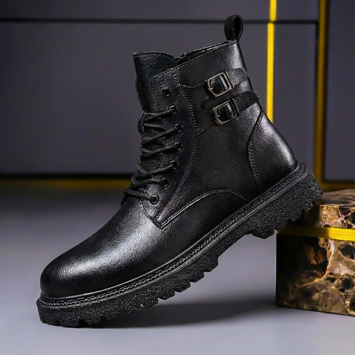 Griffin | Genuine Leather Boots – Vintage Style for Men