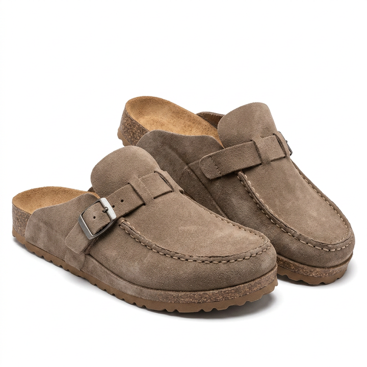 Chedmere | Cushioned Slip-On – Soft Suede Comfort for Women