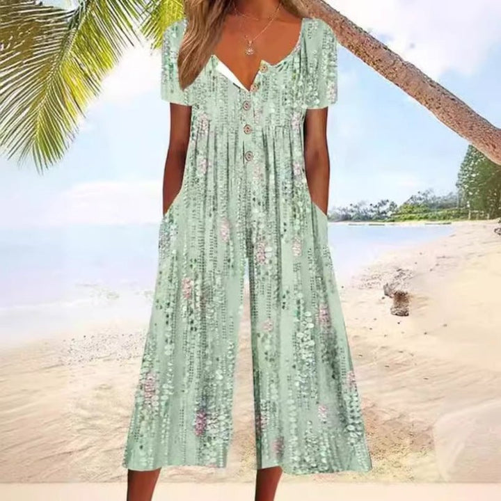Leonie | Culotte Jumpsuit – Lightweight Cotton Style for Women