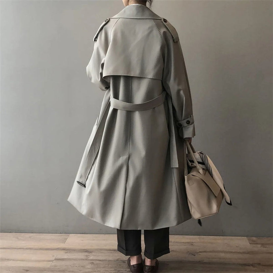 Cynthia | Elegante trench lungo idrorepellente