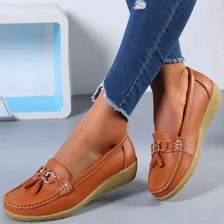 Sophia | Bequeme und stilvolle orthopädische Slipper mit weiter Passform