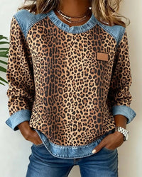 Ava | Schicker und auffälliger Pullover mit Leopardenmuster