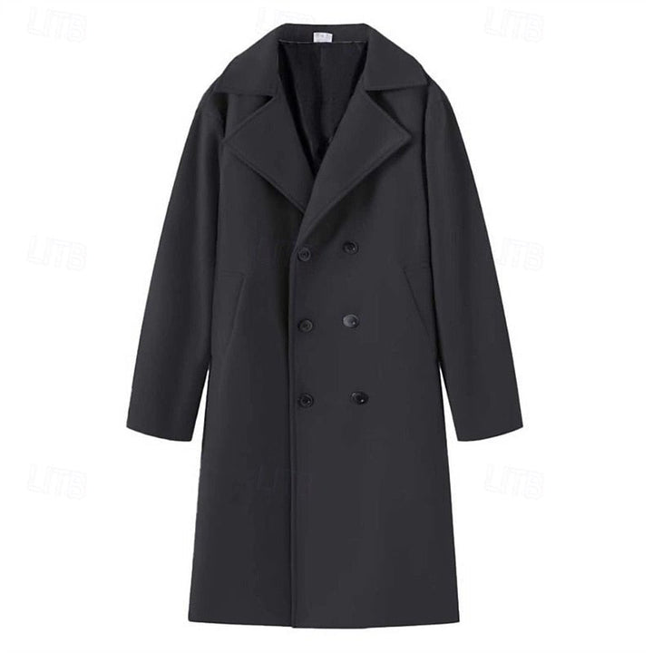 Barnaby | Tailored Long Overcoat – Timeless Warmth for Men