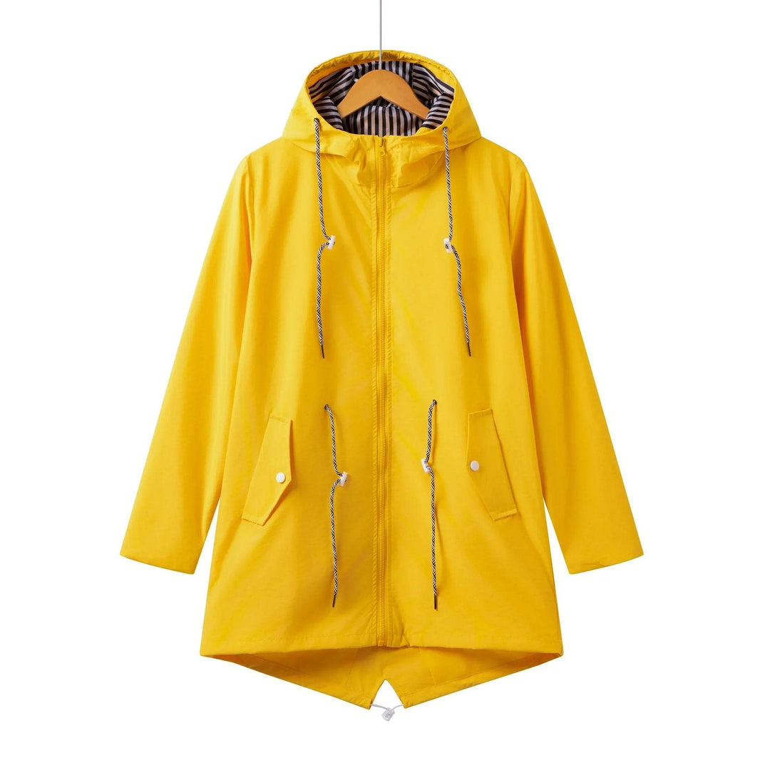 Sophia | Waterproof Trench Coat – Practical Hooded Style for Women