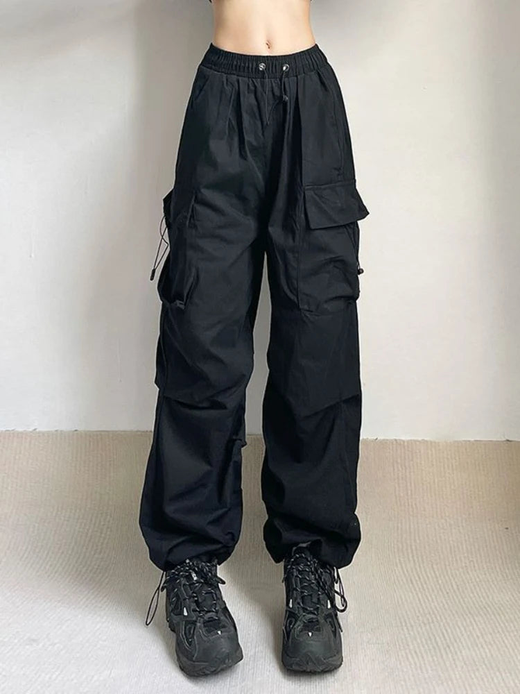 Katrin | Pantaloni cargo a gamba larga, alla moda e comodi