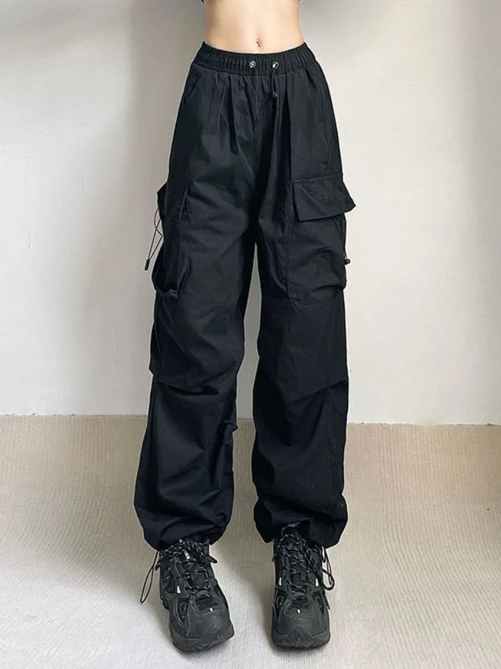 Katrin | Pantaloni cargo a gamba larga, alla moda e comodi