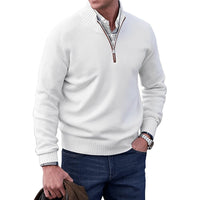 Sebastian | Refined Quarter-Zip Knitted Sweater