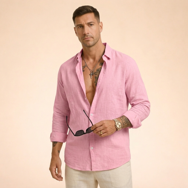 Nicolas | Summer Cotton Shirt for Style and Comfort