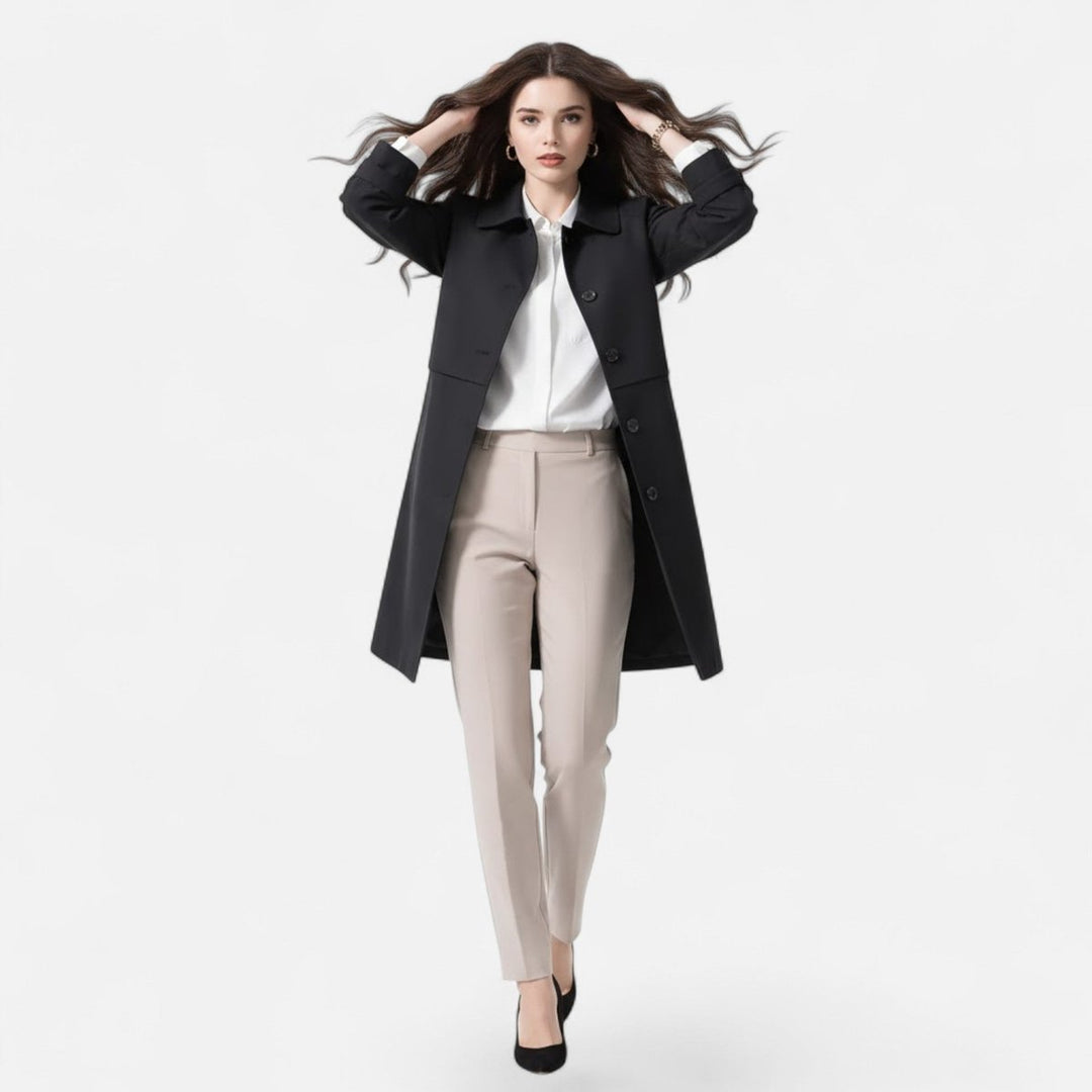 Stella | Eleganter und schicker Midi-Trenchcoat