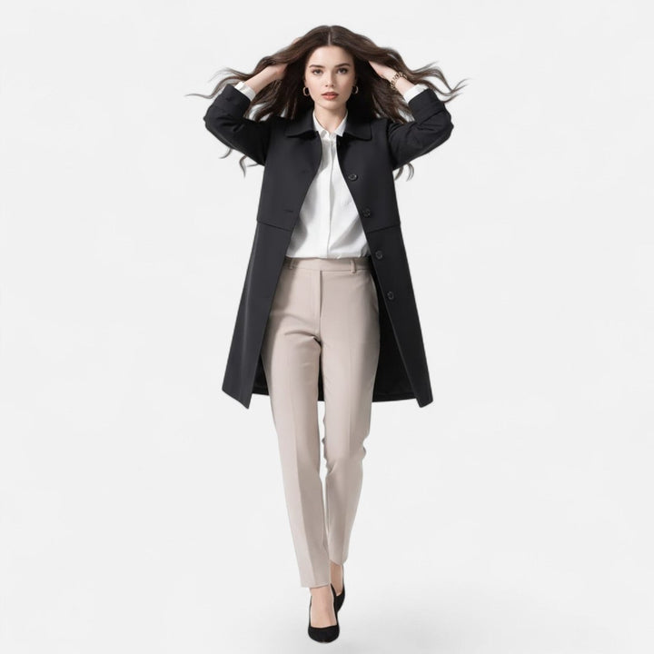 Stella | Eleganter und schicker Midi-Trenchcoat