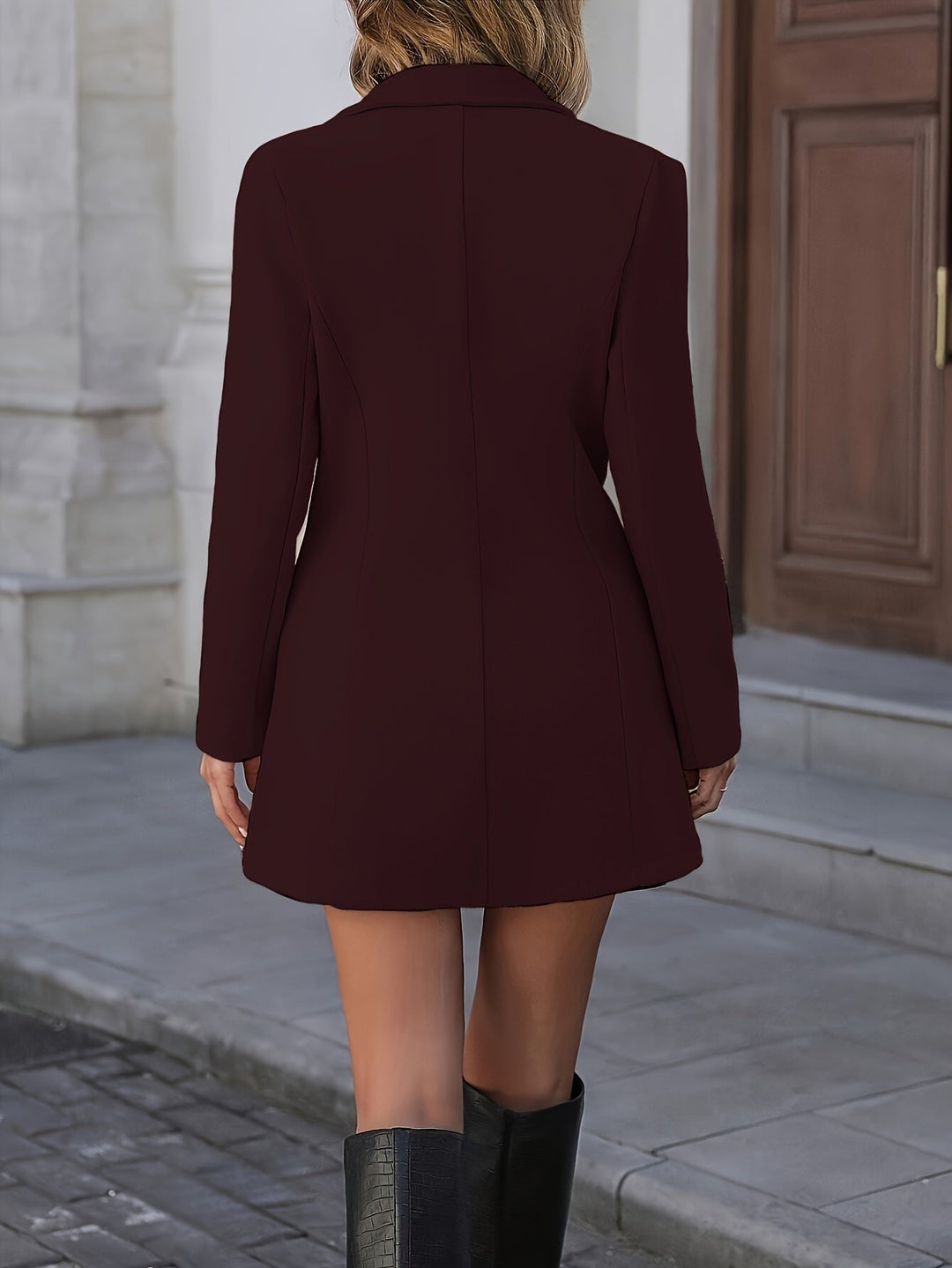 Annalise | Waist-Cinching Mid-Length Coat for Women