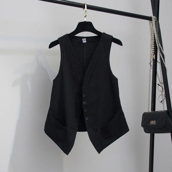 Charlotte | Elegante und atmungsaktive Leinenweste