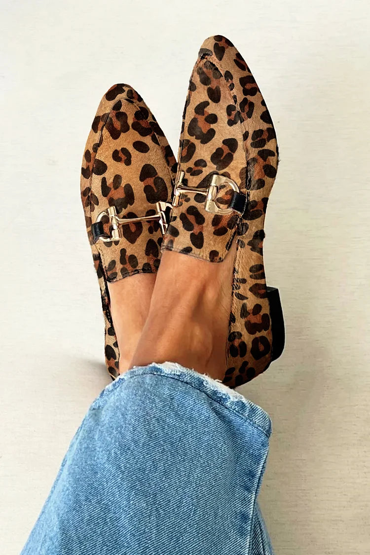Nora | Elegante und moderne Damen-Loafer mit Metallic-Details