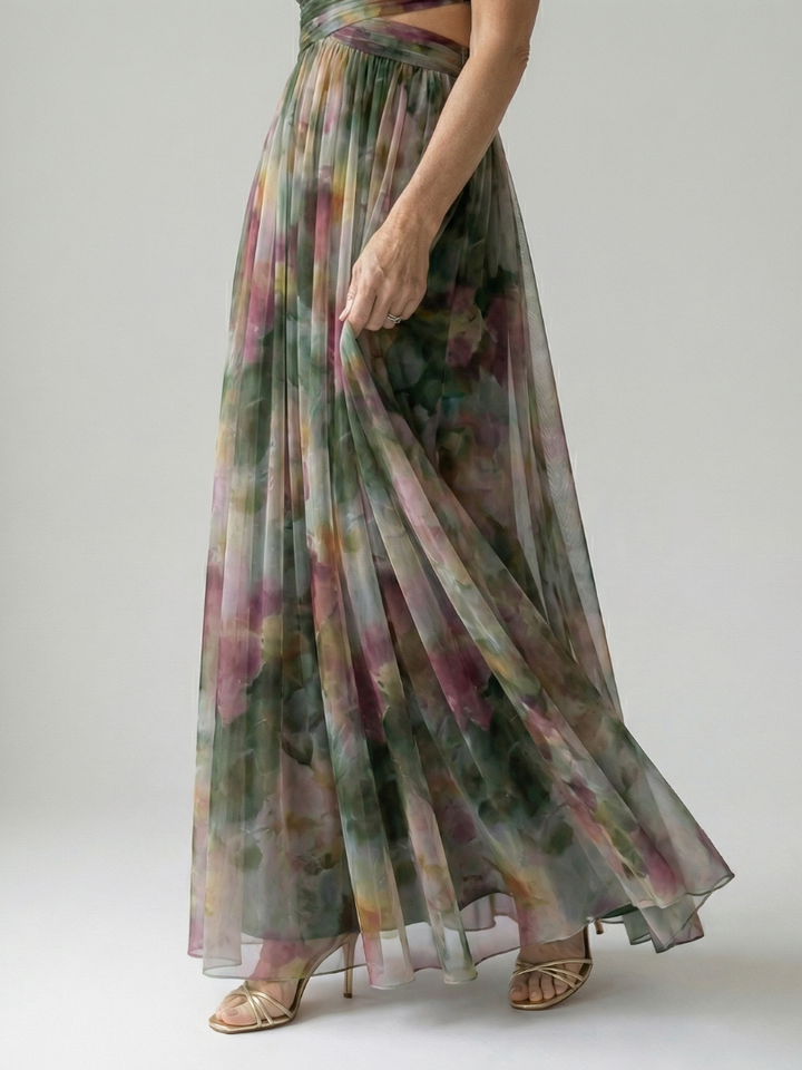 Isel | Maxi Dress – Soft Wrap Style for Women