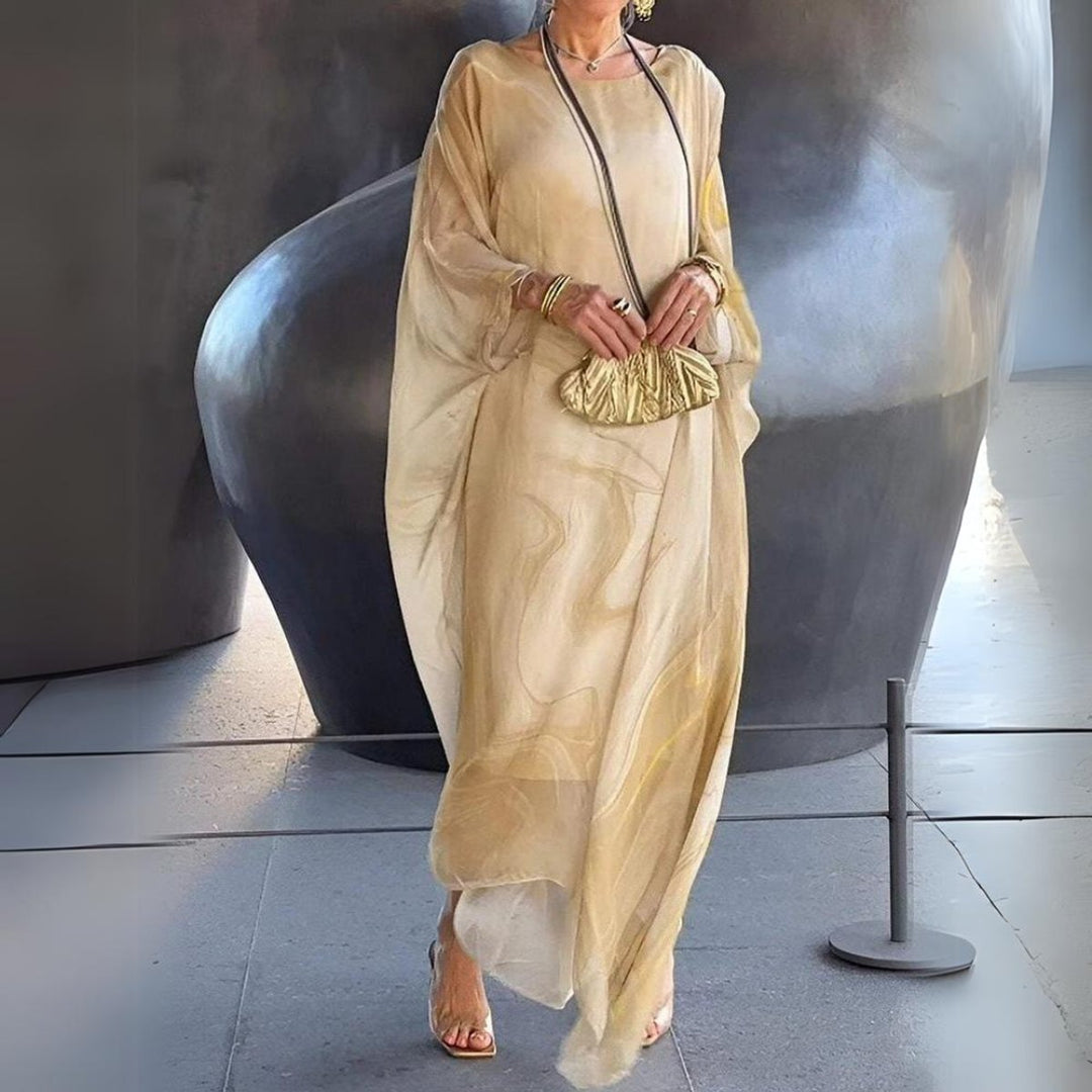 Aria | Stylish Long-Sleeved Maxi Dress