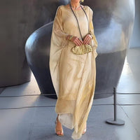 Aria | Stylish Long-Sleeved Maxi Dress