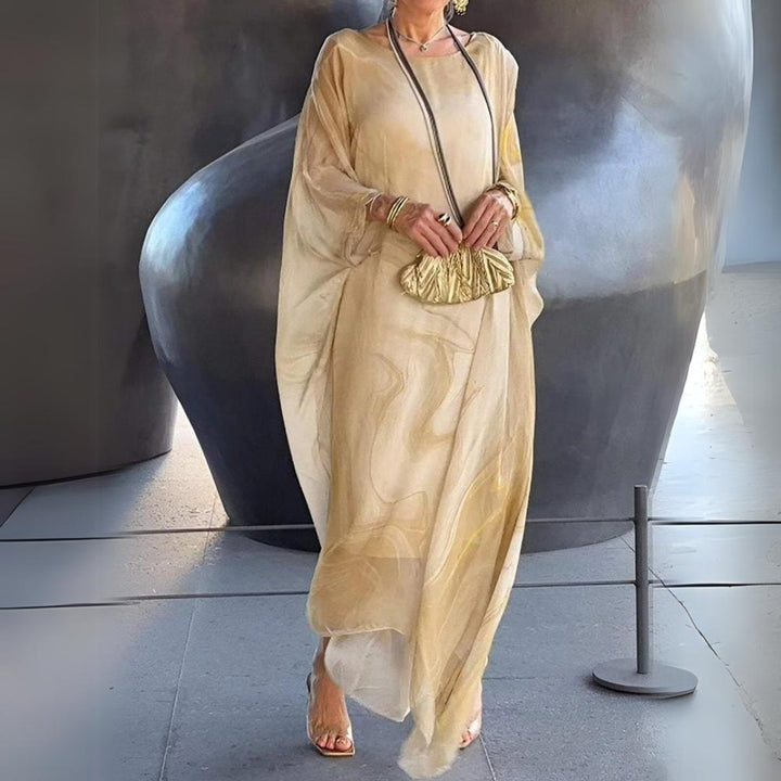Aria | Stylish Long-Sleeved Maxi Dress