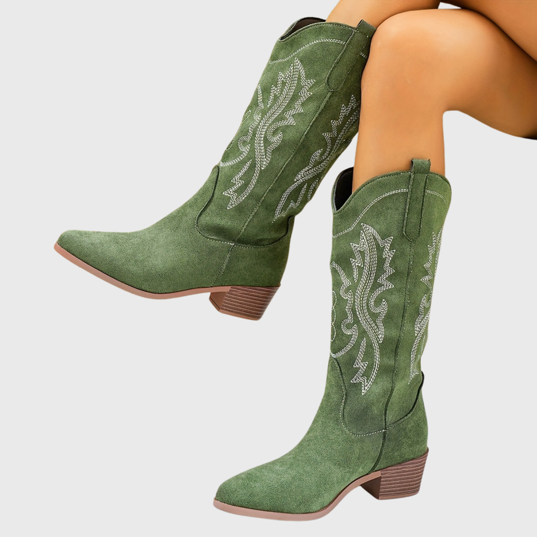 Louann | Elegant And Comfortable Wide-Calf Cowboy Boots