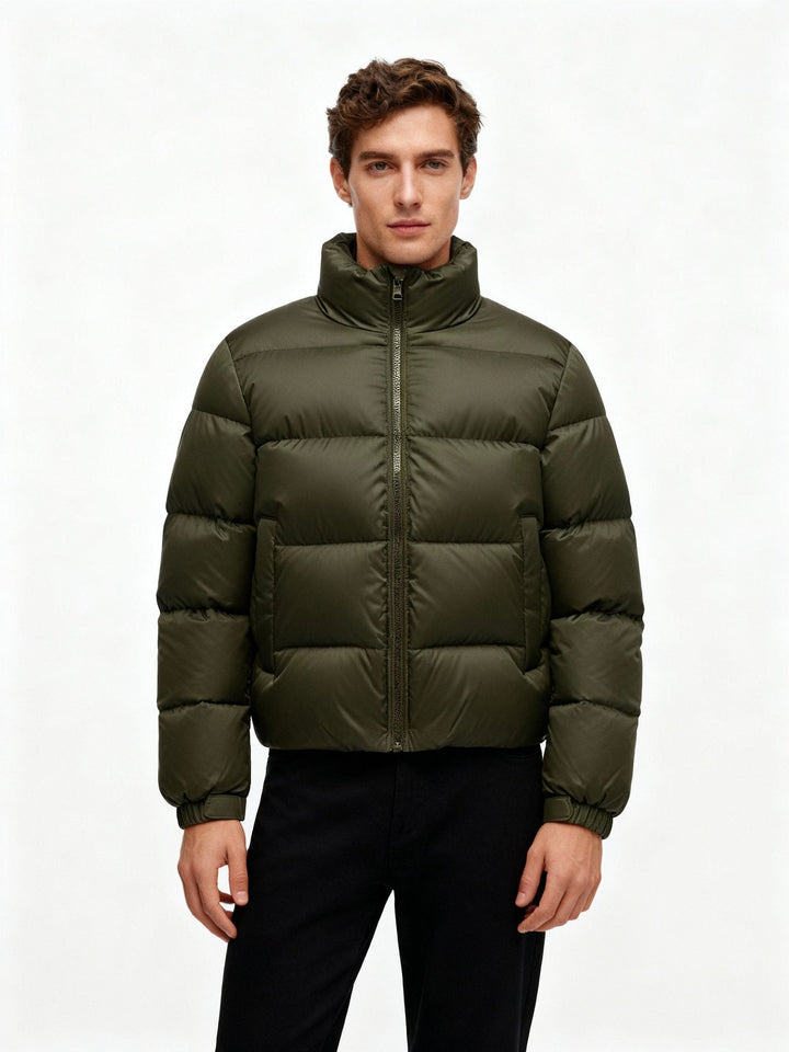 Drune | Men's Puffer Jacket – Warm Winter Design with Hood