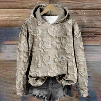 Stefanie | Gemütlicher und stilvoller Blumen-Jacquard-Hoodie