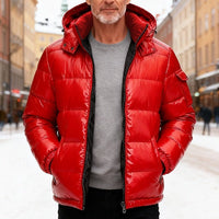 Isaac | Insulated Hooded Puffer Jacket for Cold Days