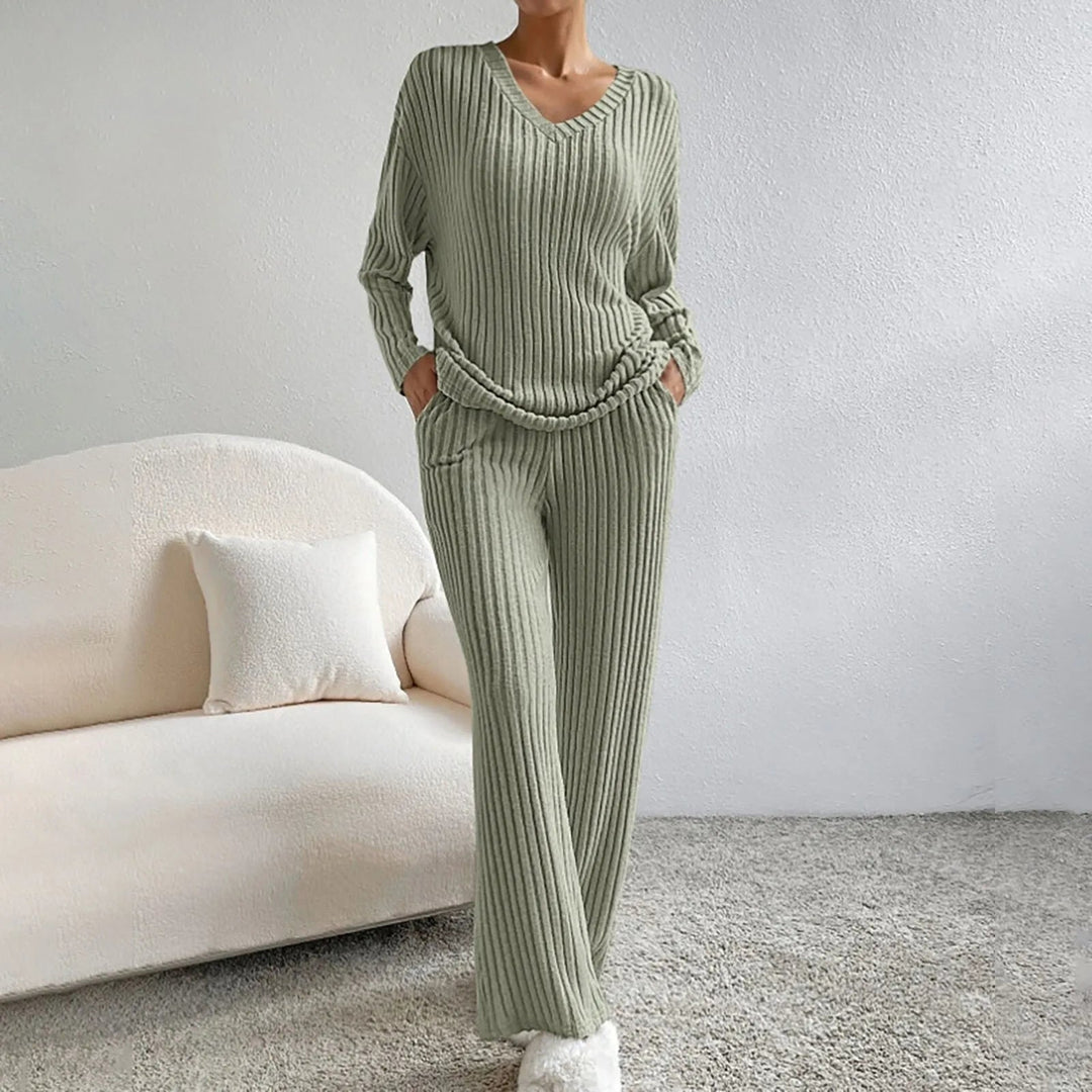 Nora | Elegante e confortevole completo in maglia a due pezzi