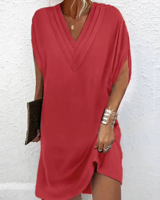 Adora | Elegant, Soft Touch Women's Dress – Comfortable V-Neck Wrap for Effortless Style 3