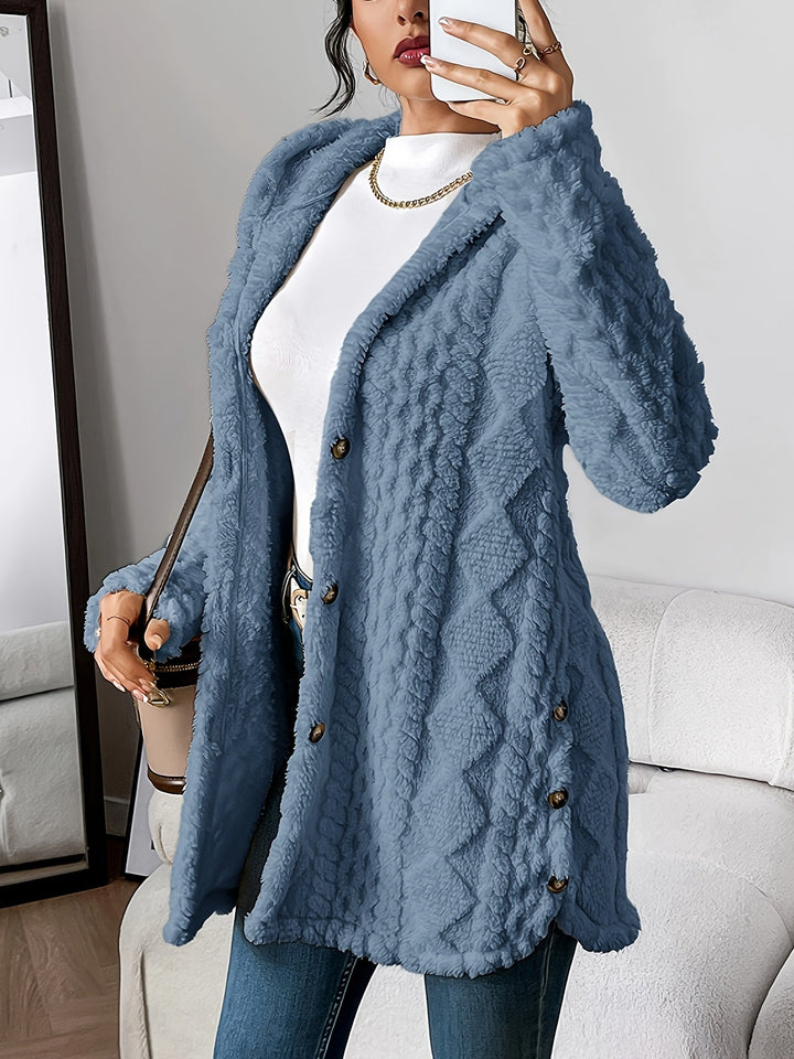 Adriana | Hooded Cardigan Women Plush Cozy Relaxed Fit 2
