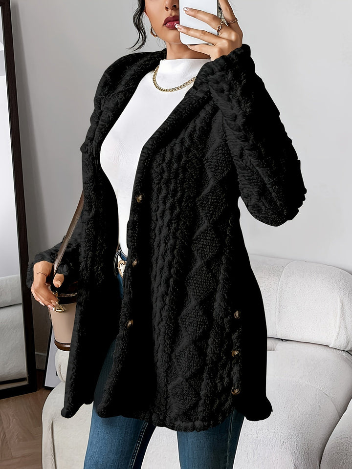 Adriana | Hooded Cardigan Women Plush Cozy Relaxed Fit 5