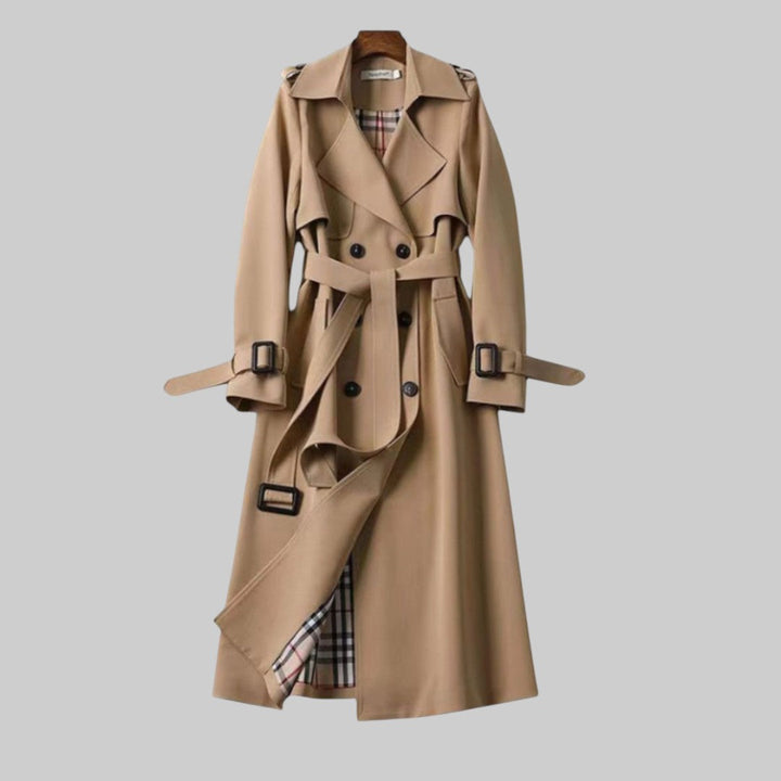 Aleah | Black Trench Coat Women Tailored Fit Lightweight Elegant 0
