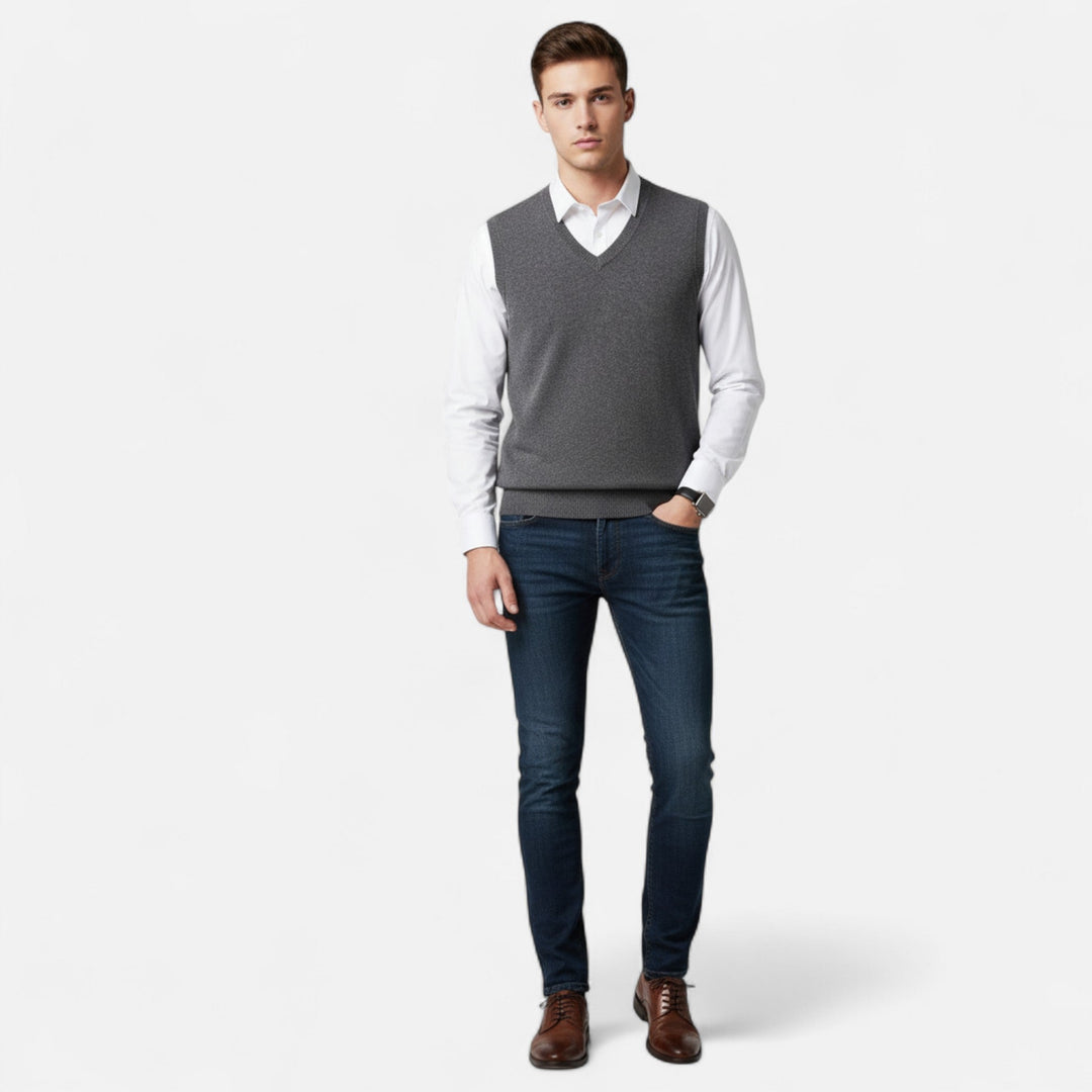 Alessio | Elegant Merino Wool Vest 1