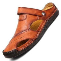 Julian | Orthopädische Sandalen mit Krokodilprägung und geschlossenem Zehenbereich