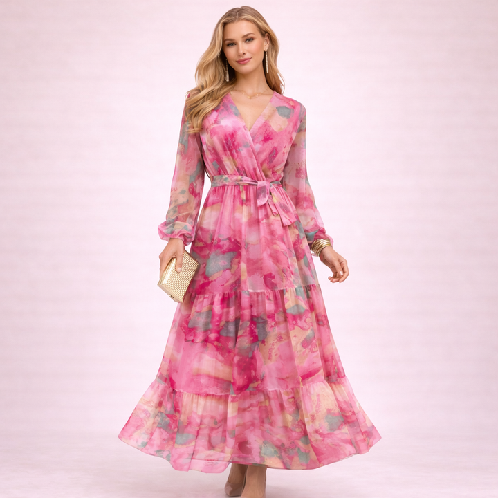 Alveria | Women's Floral Wrap Dress 1