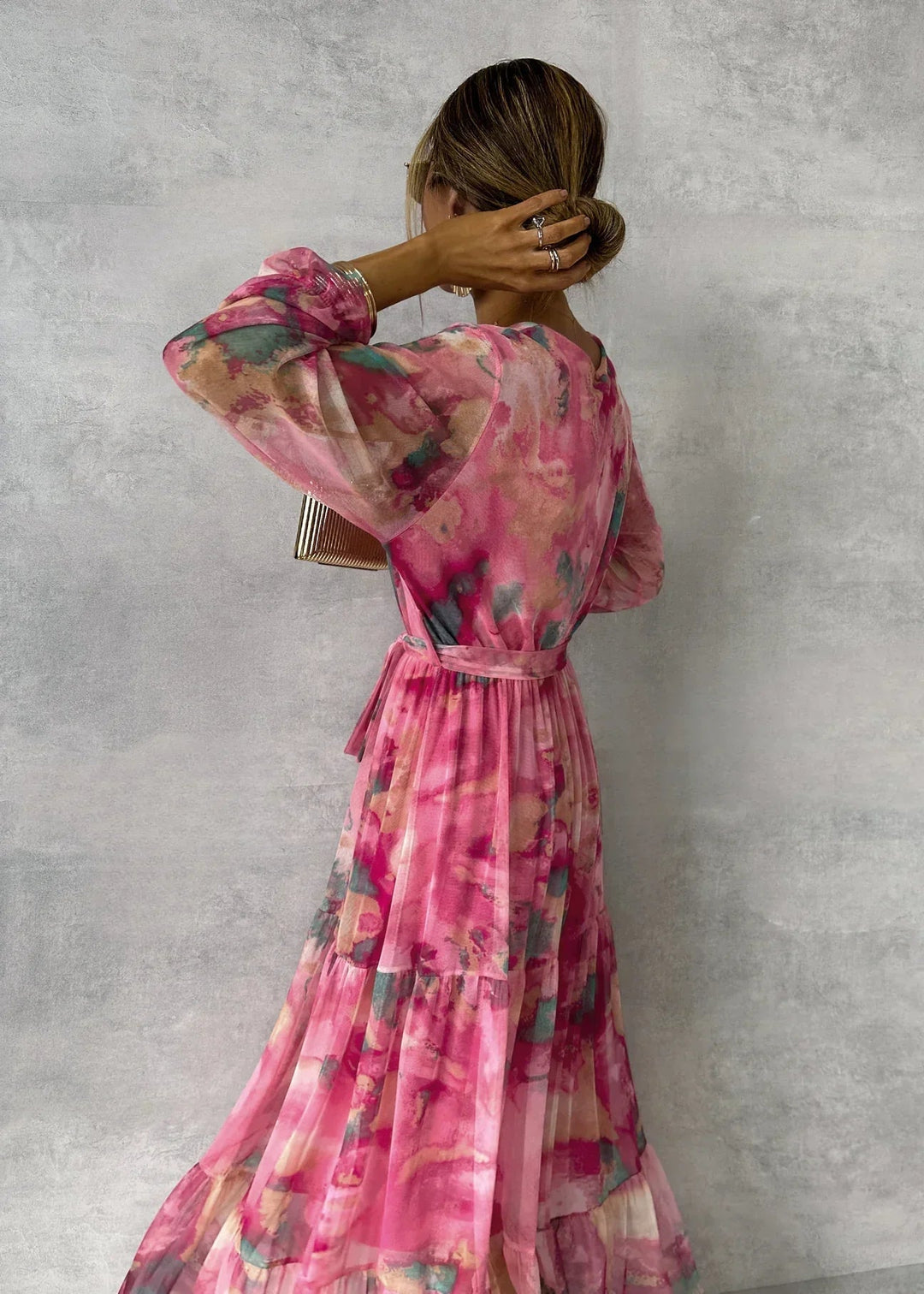 Alveria | Women's Floral Wrap Dress 3