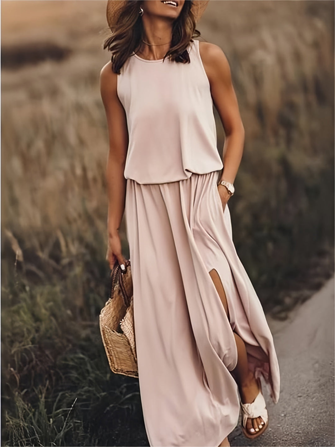 Alyssa | Elegant, Airy & Comfortable Women's Maxi Dress - Perfect for Summer 2