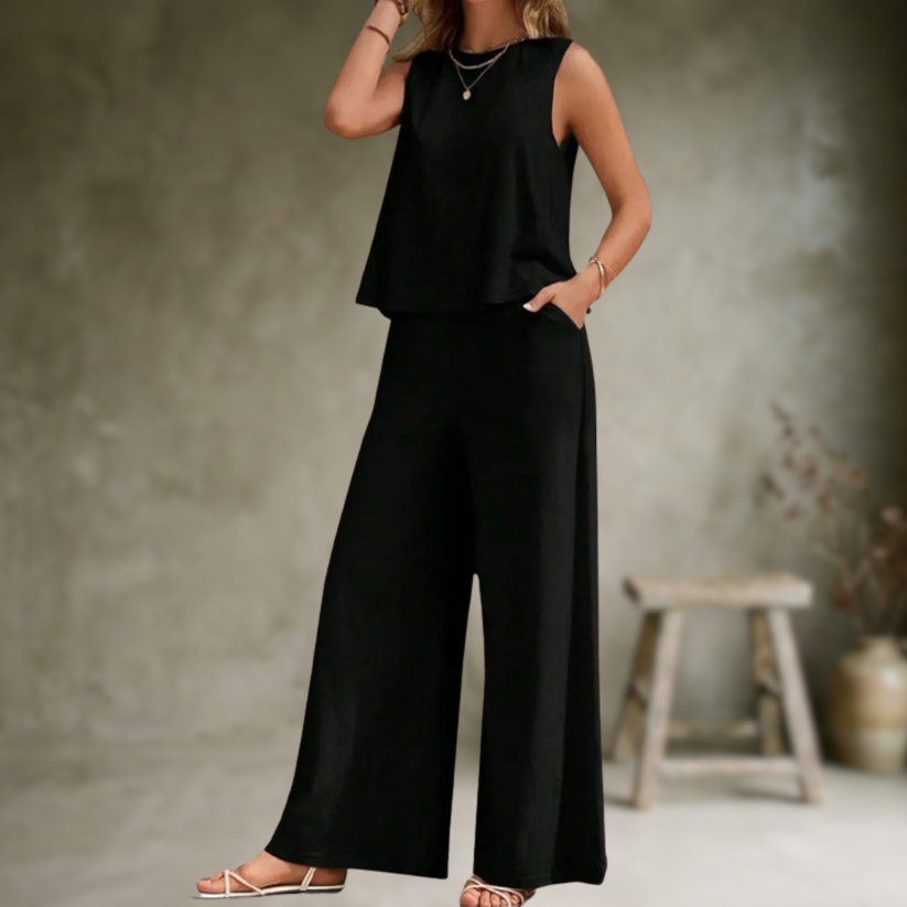 Alyssa | Elegant & Comfortable Sleeveless Two-Piece Suit 4
