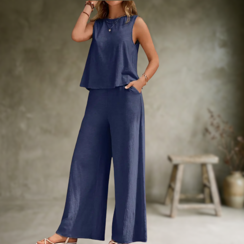 Alyssa | Elegant & Comfortable Sleeveless Two-Piece Suit 5