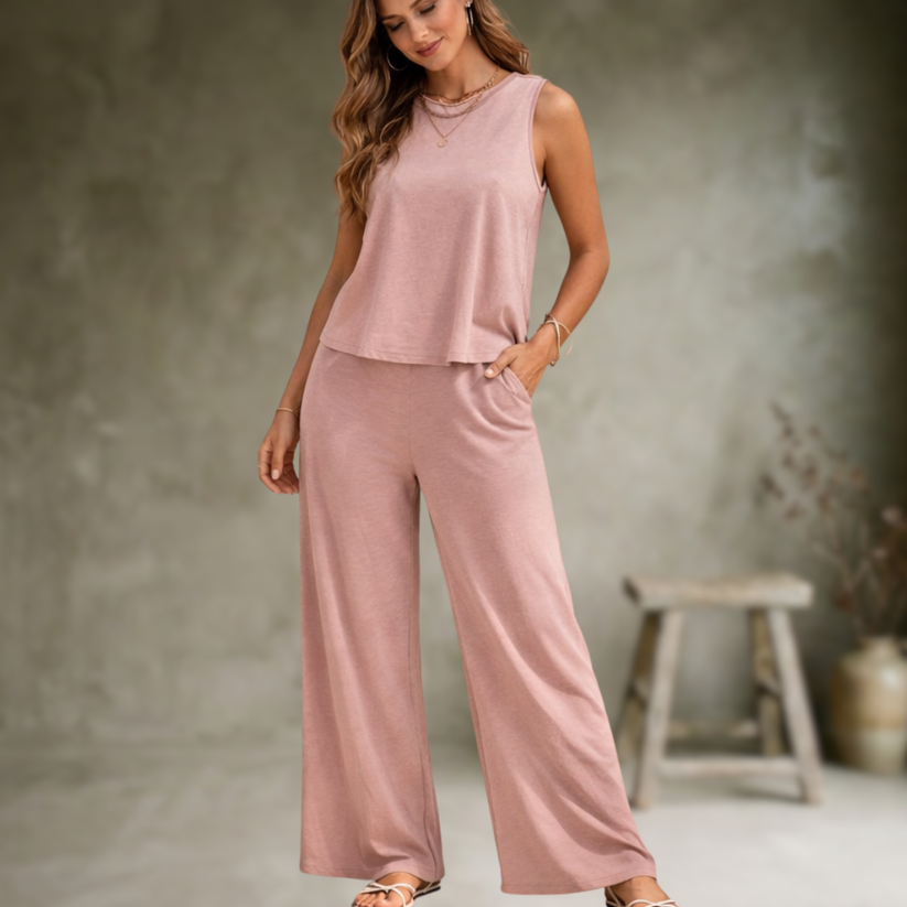 Alyssa | Elegant & Comfortable Sleeveless Two-Piece Suit 6