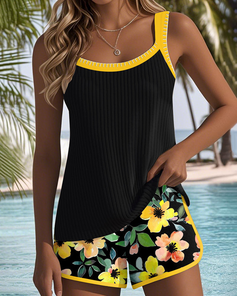 Alyssa | Tankini Set Ladies Tummy Control Elegant Flattering Fit 6