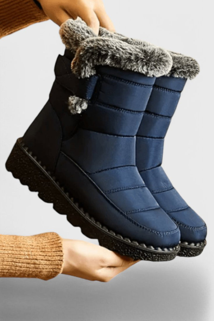 Alyssa | Waterproof, Fur-Lined &amp; Slip-Resistant Mid-Calf Boots 0