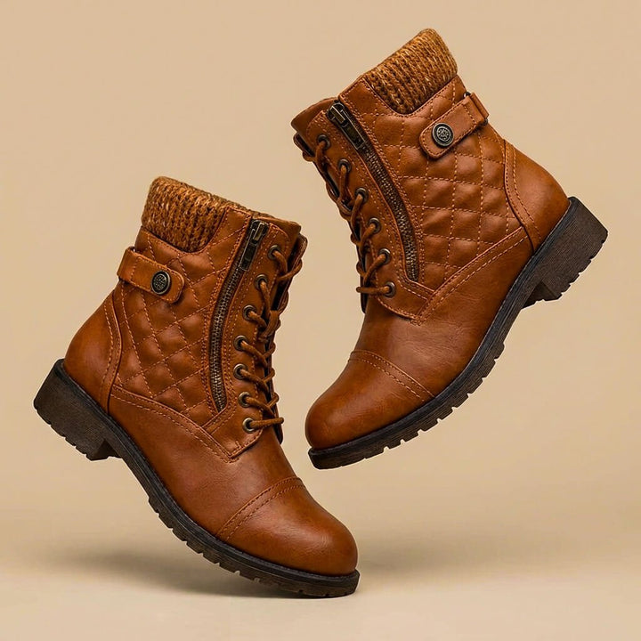 Amara Leather Ankle Boots 0