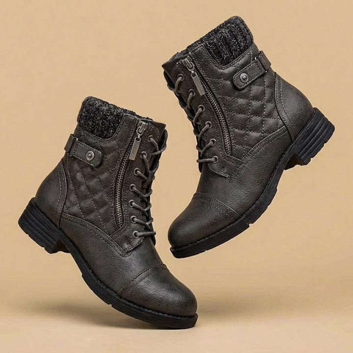 Amara Leather Ankle Boots 1