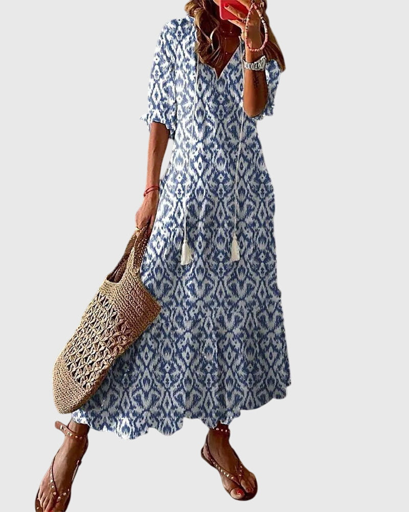 Amara | Lightweight & Breezy Women's Dress – Boho Vintage Summer Style 0