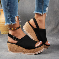 Ava | Bequeme Plateausandalen mit Keilabsatz