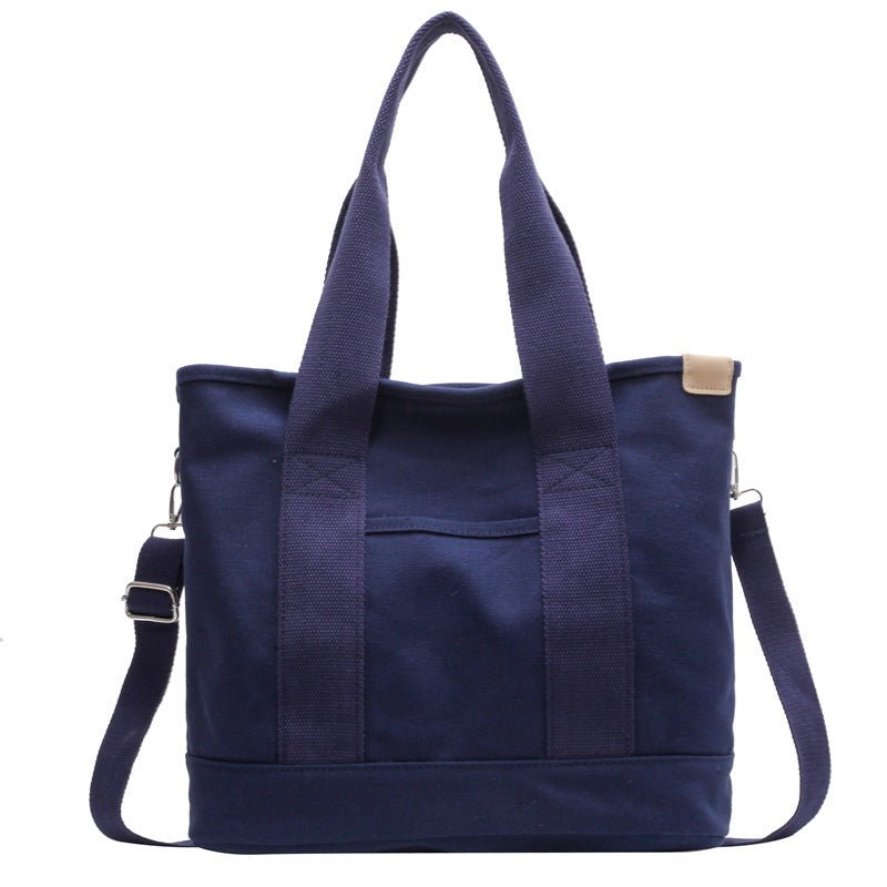 Amelia | Women's Multifunction Crossbody Canvas Tote Bag Adjustable Strap 10