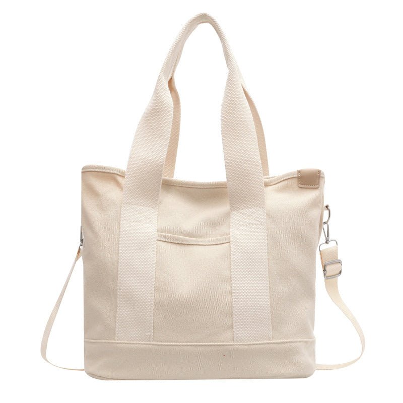 Amelia | Women's Multifunction Crossbody Canvas Tote Bag Adjustable Strap 6
