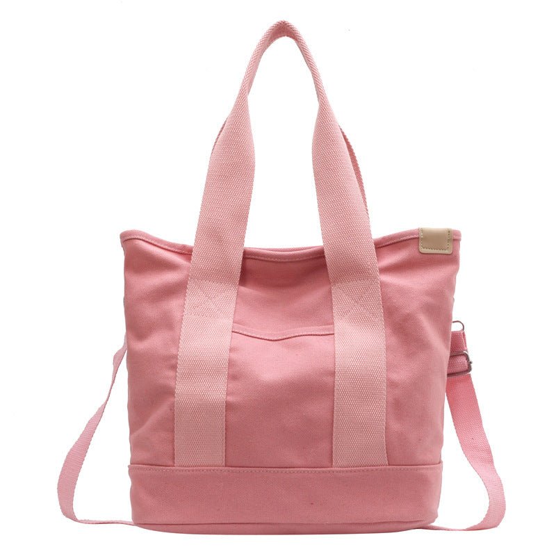 Amelia | Women's Multifunction Crossbody Canvas Tote Bag Adjustable Strap 7